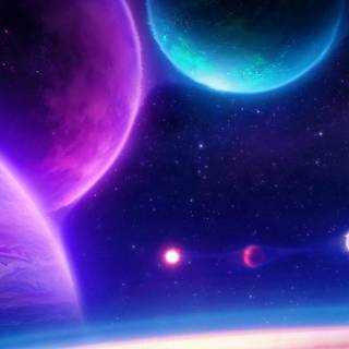 Phone planets wallpaper