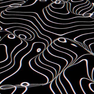 White topographic iPhone wallpaper