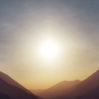 Lake sunset iPhone wallpaper