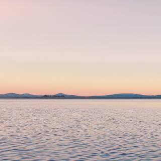 Lake sunset iPhone wallpaper