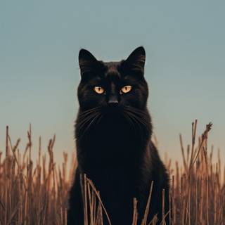Dark cat iPhone wallpaper
