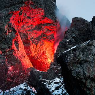 iPhone lava wallpaper