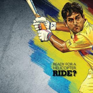 Dhoni laptop wallpaper