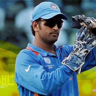 Dhoni laptop wallpaper