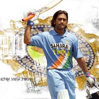 Dhoni laptop wallpaper