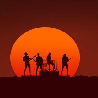 Retro punk wallpaper