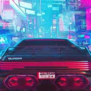 Retro punk wallpaper