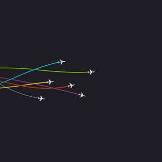 Minimalist plane wallpaper