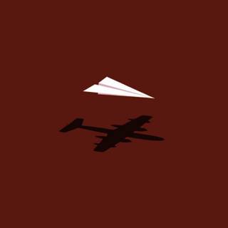 Minimalist plane wallpaper