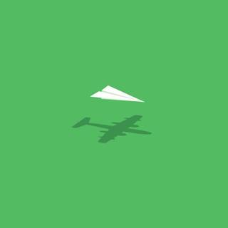 Minimalist plane wallpaper