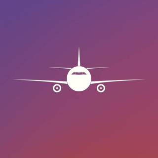 Minimalist plane wallpaper