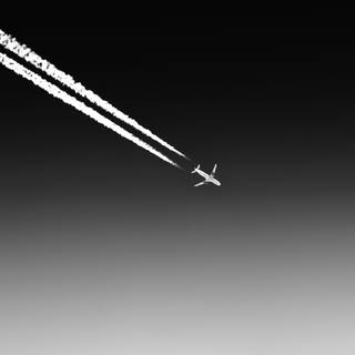 Minimalist plane wallpaper