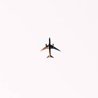 Minimalist plane wallpaper