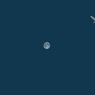 Minimalist plane wallpaper