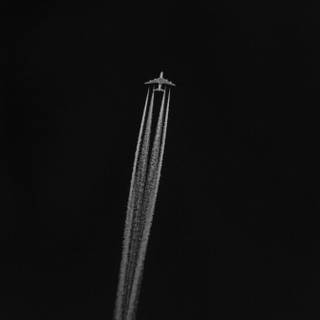 Minimalist plane wallpaper