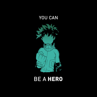 MHA black wallpaper