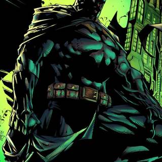 Batman green wallpaper