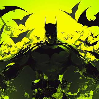 Batman green wallpaper