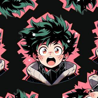 MHA black wallpaper