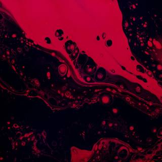 Red painting wallpaper