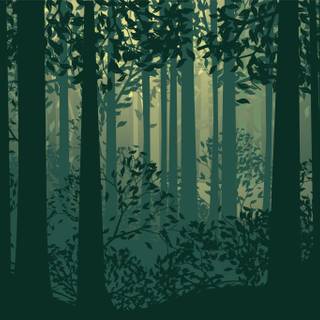 Forest abstract wallpaper