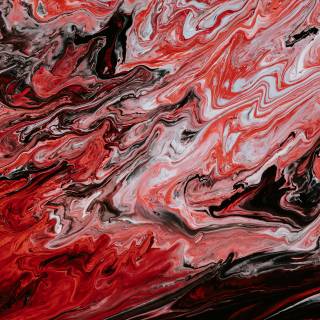 Red painting wallpaper