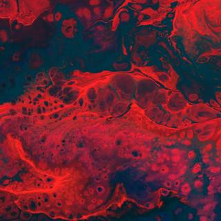 Red painting wallpaper