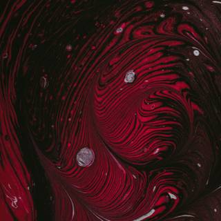 Red painting wallpaper