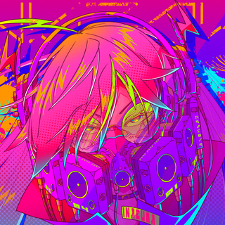 Cyber anime girl wallpaper