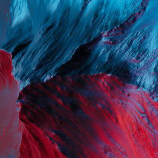 Red painting wallpaper