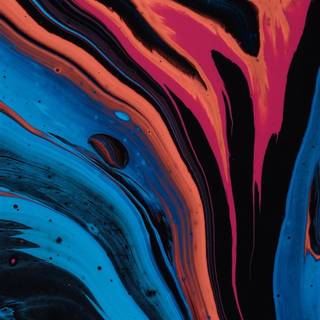 Red painting wallpaper