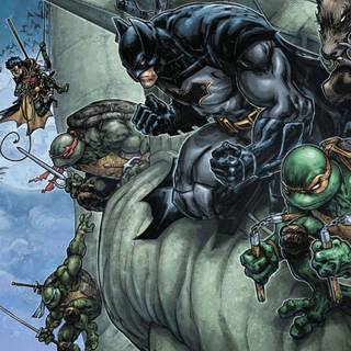 Batman vs. Teenage Mutant Ninja Turtles wallpaper