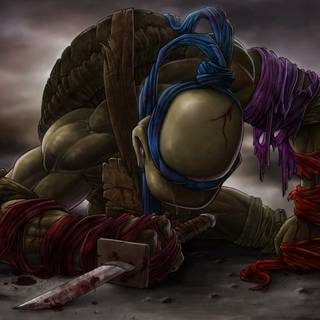 Batman vs. Teenage Mutant Ninja Turtles wallpaper