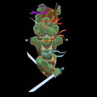 Batman vs. Teenage Mutant Ninja Turtles wallpaper