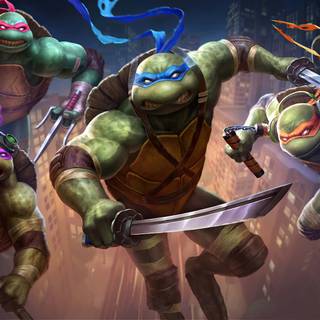 Batman vs. Teenage Mutant Ninja Turtles wallpaper