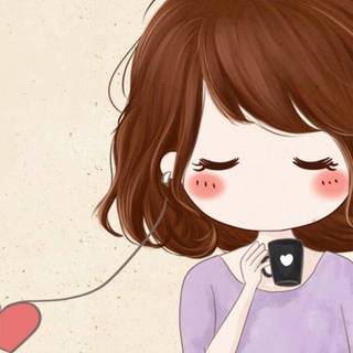 Matching girls wallpaper