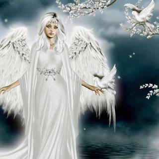 Biblical angel wallpaper