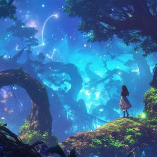 Anime aura wallpaper