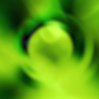 Light green aura desktop wallpaper