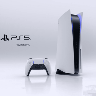 White PS5 wallpaper