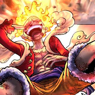 Luffy Gear 5 4k PC wallpaper