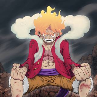 Luffy Gear 5 4k PC wallpaper