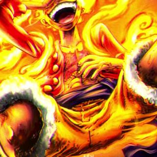 Luffy Gear 5 4k PC wallpaper