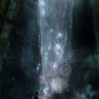 Dark Cyberpunk 4k wallpaper