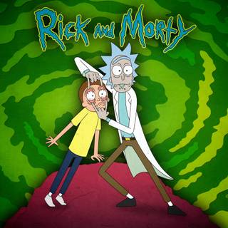 Rick and Morty laptop 4k wallpaper