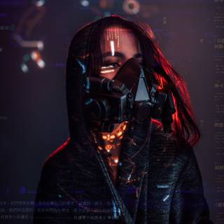 Dark Cyberpunk 4k wallpaper