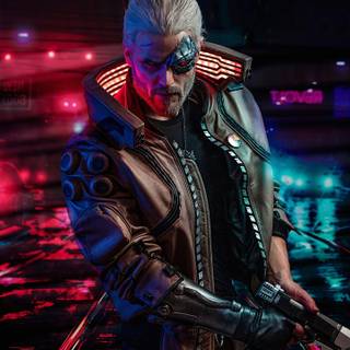 Dark Cyberpunk 4k wallpaper