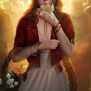 Aerith phone wallpaper