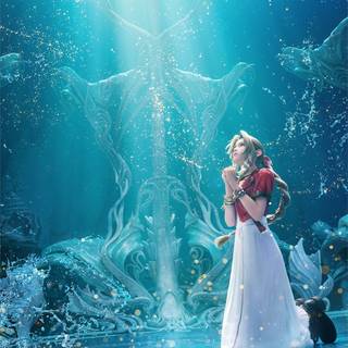 Aerith phone wallpaper