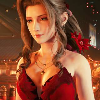 Aerith phone wallpaper